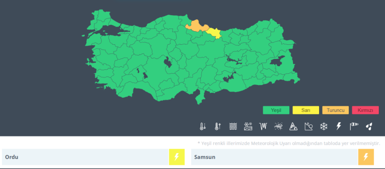 Yağışlı hava etkisini bugün de sürdürecek